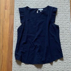 Navy blouse